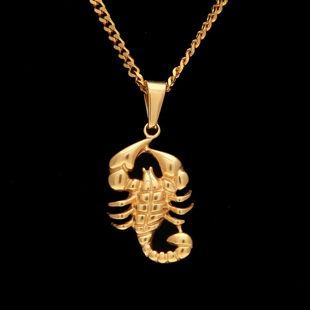 European and American Men Hip Hop Stainless Steel Scorpion Shape Charms Pendants Unisex Fashion Jewelry Accessories
European and American Men Hip Hop Stainless Steel Scorpion Shape Charms Pendants Unisex Fashion Jewelry Accessories