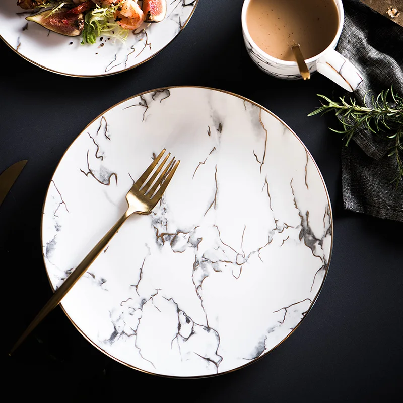Marbling Plate Nordic Ceramic Plate Ins Steak Western Cuisine Plate Dessert Table Decoration Export
Marbling Plate Nordic Ceramic Plate Ins Steak Western Cuisine Plate Dessert Table Decoration Export