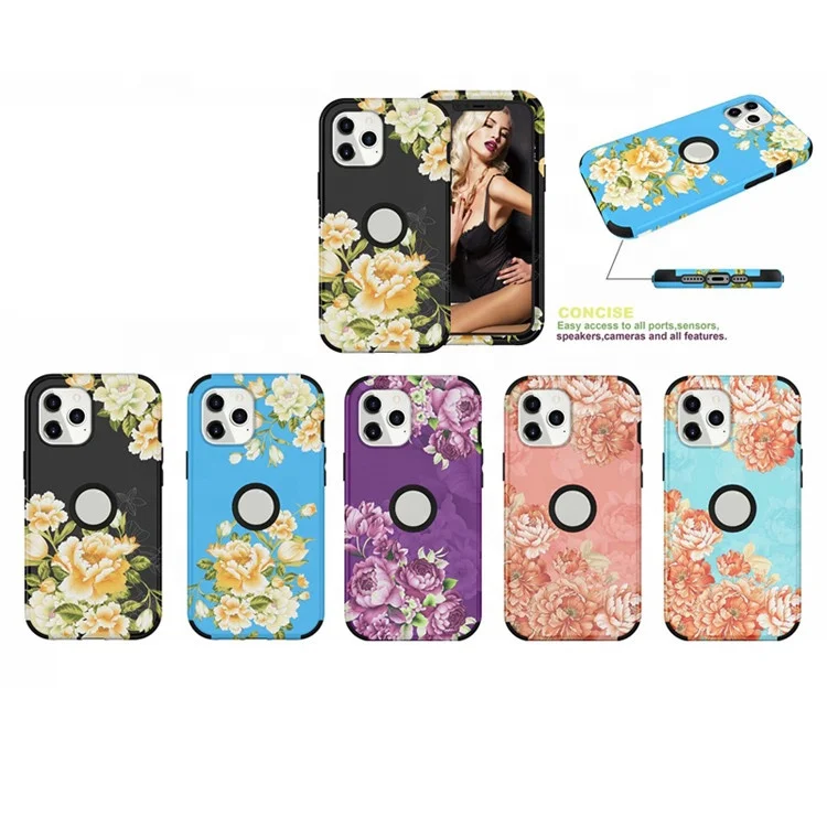 Flower Shockproof Hybrid Layer Hard PC Tpu Accessories Mobile Phone Case For Iphone 12 11 Pro XR XS MAX X XS Covers, As picture
Flower Shockproof Hybrid Layer Hard PC Tpu Accessories Mobile Phone Case For Iphone 12 11 Pro XR XS MAX X XS Covers, As picture