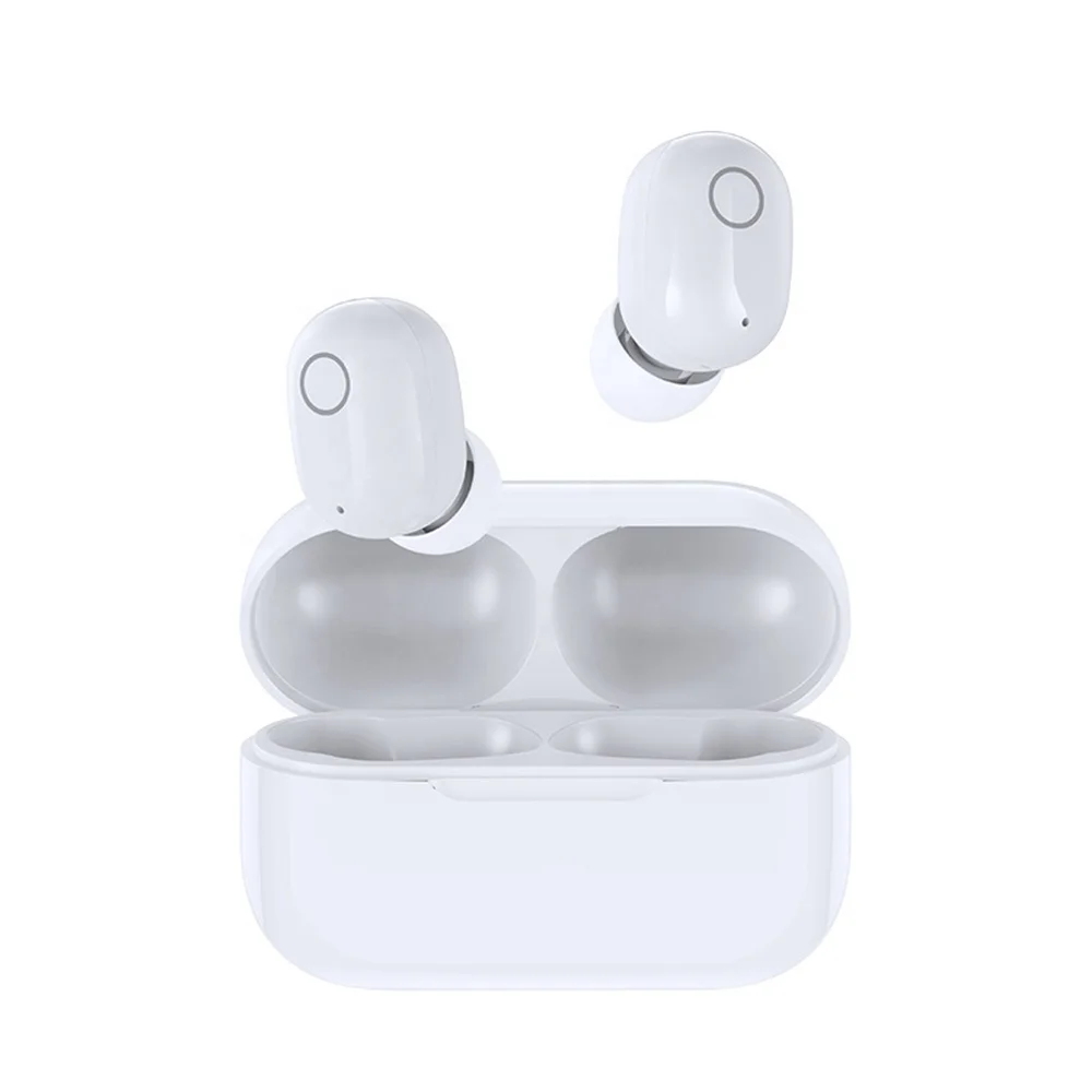 TWS BT5.0 Wireless Earphones Mini Sport Headphones Waterproof TWS HD Sound True Wireless Earbuds with Charging Box, Black/white
TWS BT5.0 Wireless Earphones Mini Sport Headphones Waterproof TWS HD Sound True Wireless Earbuds with Charging Box, Black/white