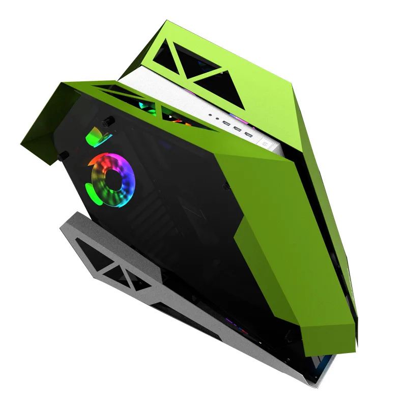New uniquely designed best gaming case double-sided tempered glass computer game case, Customized color
New uniquely designed best gaming case double-sided tempered glass computer game case, Customized color