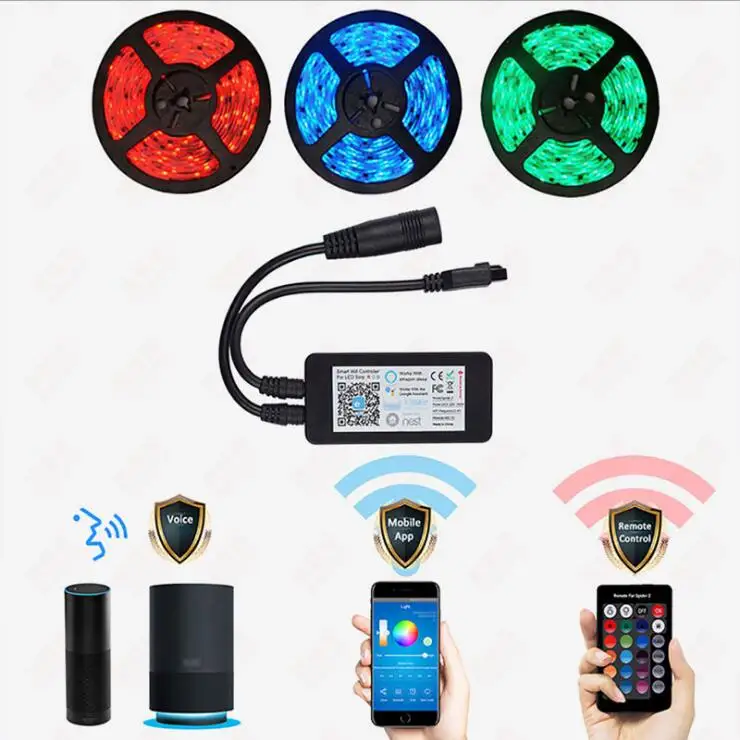 Gledopto zigbee led strip light set with mini controller and 5V led tape smart phone APP control - ANKUX.COM