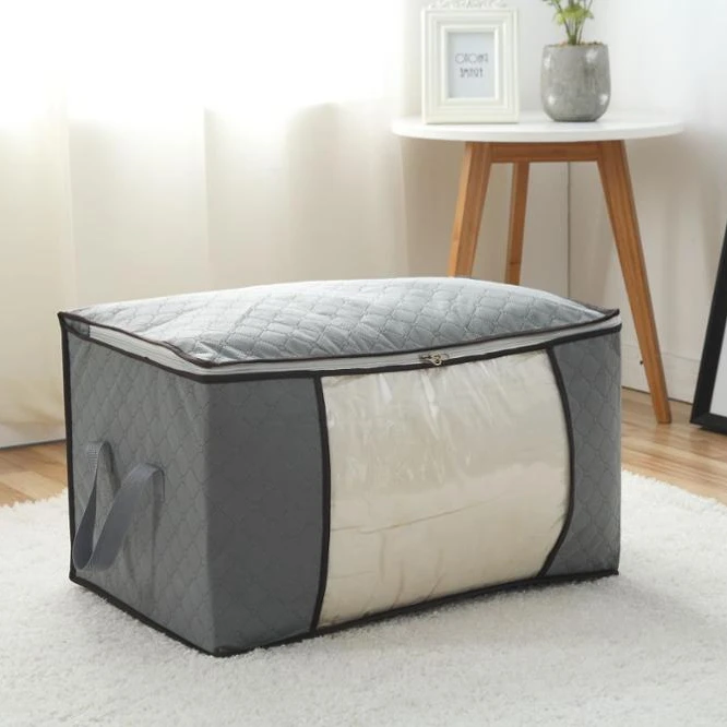 QJMAX Clothes Foldable Underbed Storage Bag For Blanket Spillow Create Extra Storage, Grey
QJMAX Clothes Foldable Underbed Storage Bag For Blanket Spillow Create Extra Storage, Grey