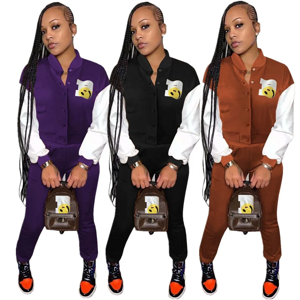 New Woman Fashion Jacket Design Your Own Baseball Uniform Lounge Wear Two Piece Set
New Woman Fashion Jacket Design Your Own Baseball Uniform Lounge Wear Two Piece Set