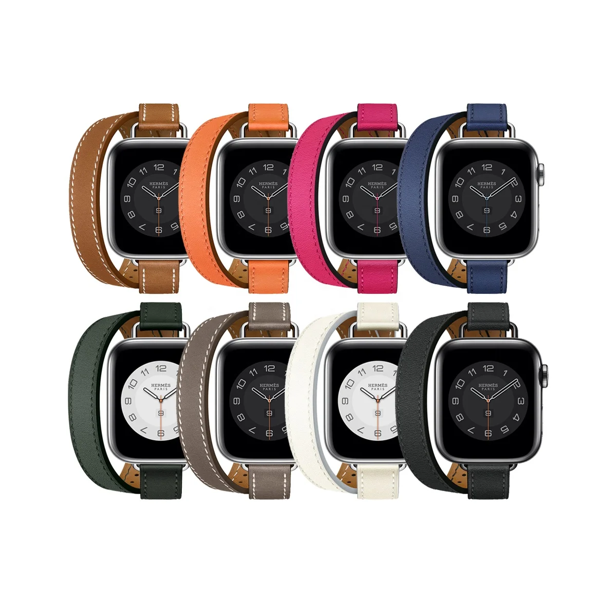 ShanHai Slim Leather Link Strap Series7 6 5 4 Se For Apple Watch Band Leather Double Single Tour Strap 41mm 45mm 44mm 40mm, Multi-color optional or customized
ShanHai Slim Leather Link Strap Series7 6 5 4 Se For Apple Watch Band Leather Double Single Tour Strap 41mm 45mm 44mm 40mm, Multi-color optional or customized