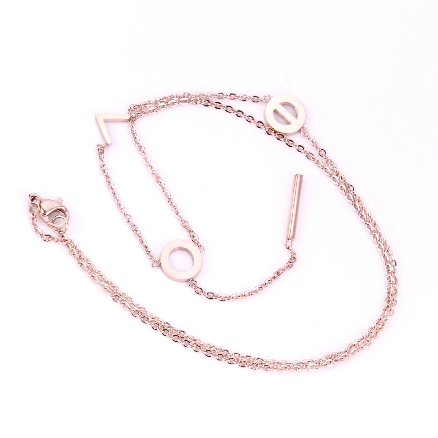 Qings Fashion LOVE Round Stainless Steel Necklace Extension Clavicle Pendant Chain for Women men
Qings Fashion LOVE Round Stainless Steel Necklace Extension Clavicle Pendant Chain for Women men