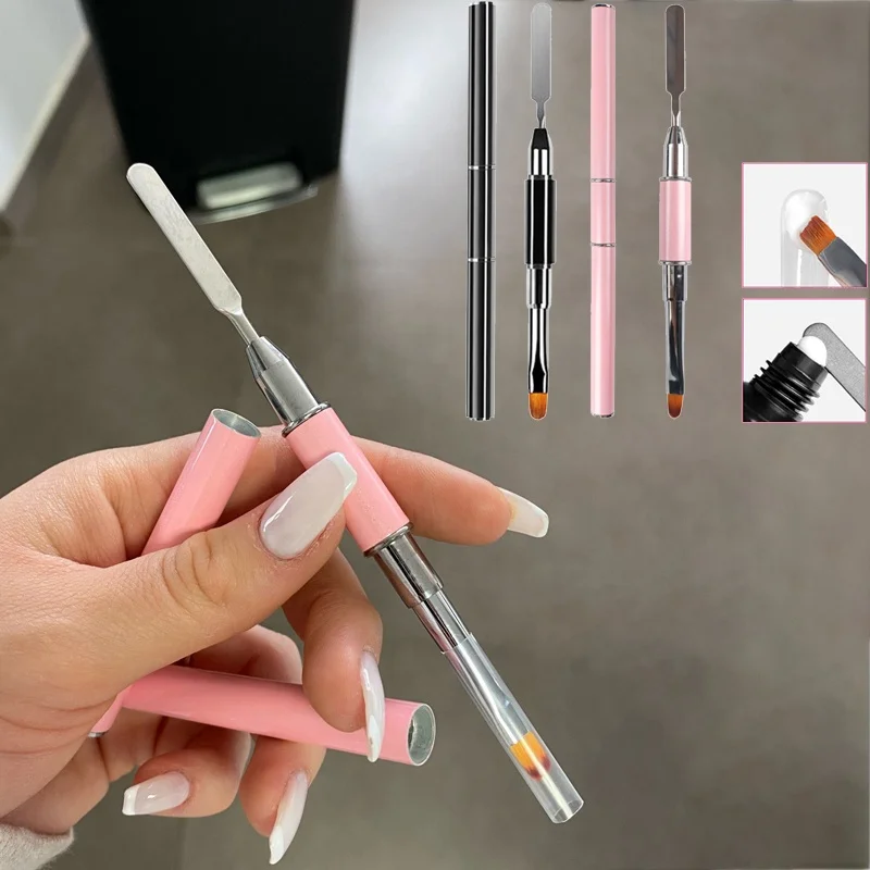 Dual End Nail Art Brushes Acrylic UV Gel Extension Flower Painting Pen Brush Remover Spatula Stick Tools Flat Gel Nail Brush
Dual End Nail Art Brushes Acrylic UV Gel Extension Flower Painting Pen Brush Remover Spatula Stick Tools Flat Gel Nail Brush