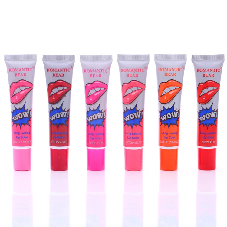 Long Lasting Lipstick Tint Tear Pull 6 Colors Waterproof Liquid Makeup Lip Stick, 6 color 
Long Lasting Lipstick Tint Tear Pull 6 Colors Waterproof Liquid Makeup Lip Stick, 6 color