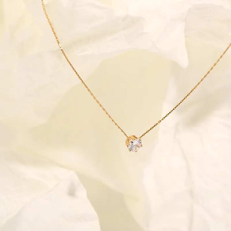Hot sale fine diamond wholesale fashion stainless steel minimalist gold plated pendant simple design necklace for women
Hot sale fine diamond wholesale fashion stainless steel minimalist gold plated pendant simple design necklace for women