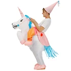hot selling inflatable unicorn costume Halloween party costume for sale adult men women holiday costumes