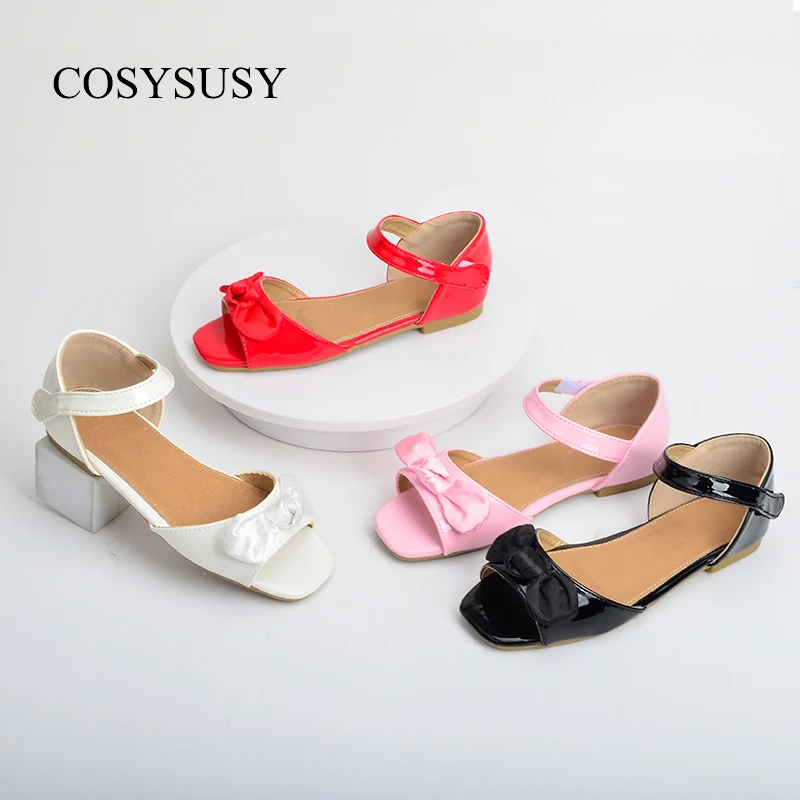 2022 Hot Sale Ribbon Bow Soft Genuine Leather Princess Girls Sandals Children Shoes For Kids, Red/white/pink
2022 Hot Sale Ribbon Bow Soft Genuine Leather Princess Girls Sandals Children Shoes For Kids, Red/white/pink