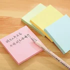 Top Quality Customized Promotion 4 color offset printing Paper Post Notes wood free Paper Sticky notes Memo Pad