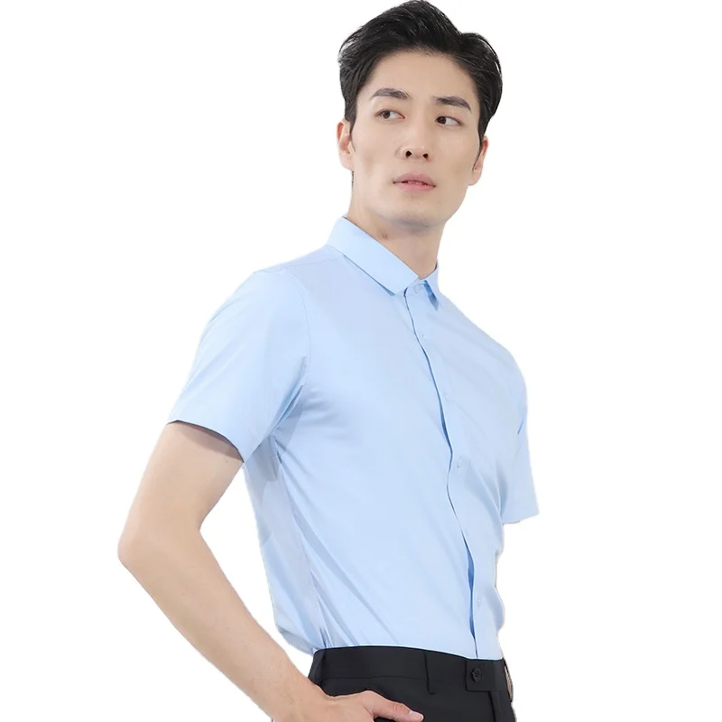 Men Short Sleeve Office Dress Formal Uniform Shirts Wear For Dress Business Shirt, 5 colors
Men Short Sleeve Office Dress Formal Uniform Shirts Wear For Dress Business Shirt, 5 colors