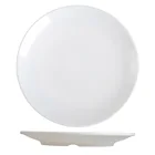 Custom Logo Buffet Restaurant Bulk White Dinner China Plates 10 Inch Melamine Dinner Plate