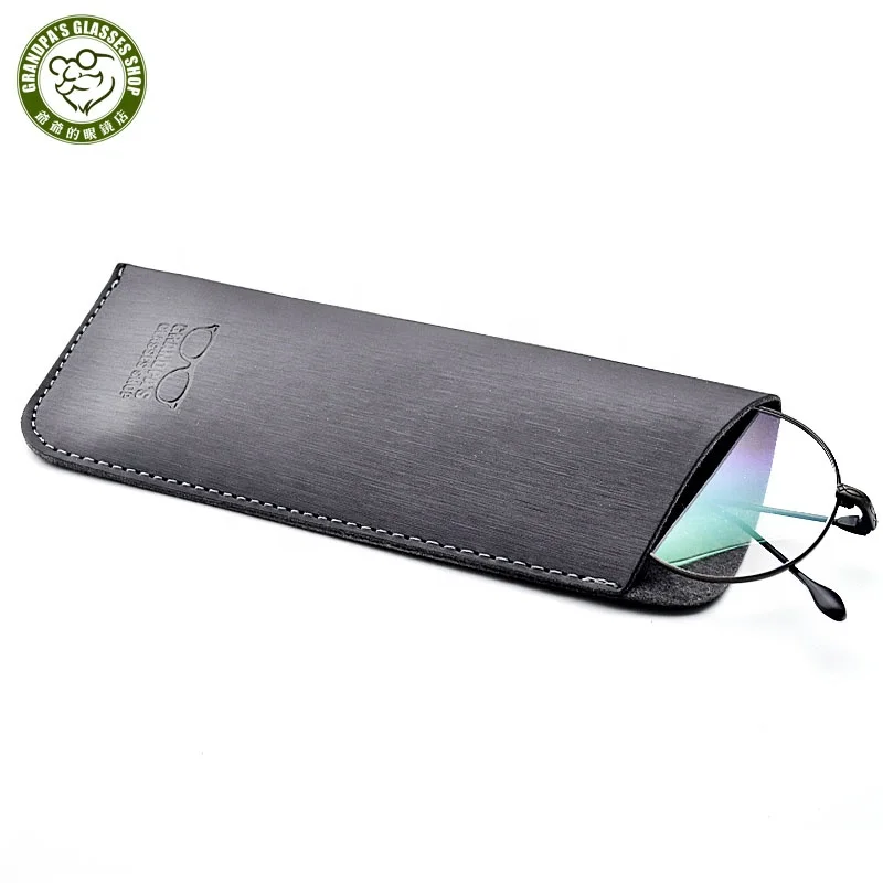 Factory wholesale bulk handmade PU leather optical glasses Pocket soft sunglasses pouch eyeglass case bag with logo
Factory wholesale bulk handmade PU leather optical glasses Pocket soft sunglasses pouch eyeglass case bag with logo