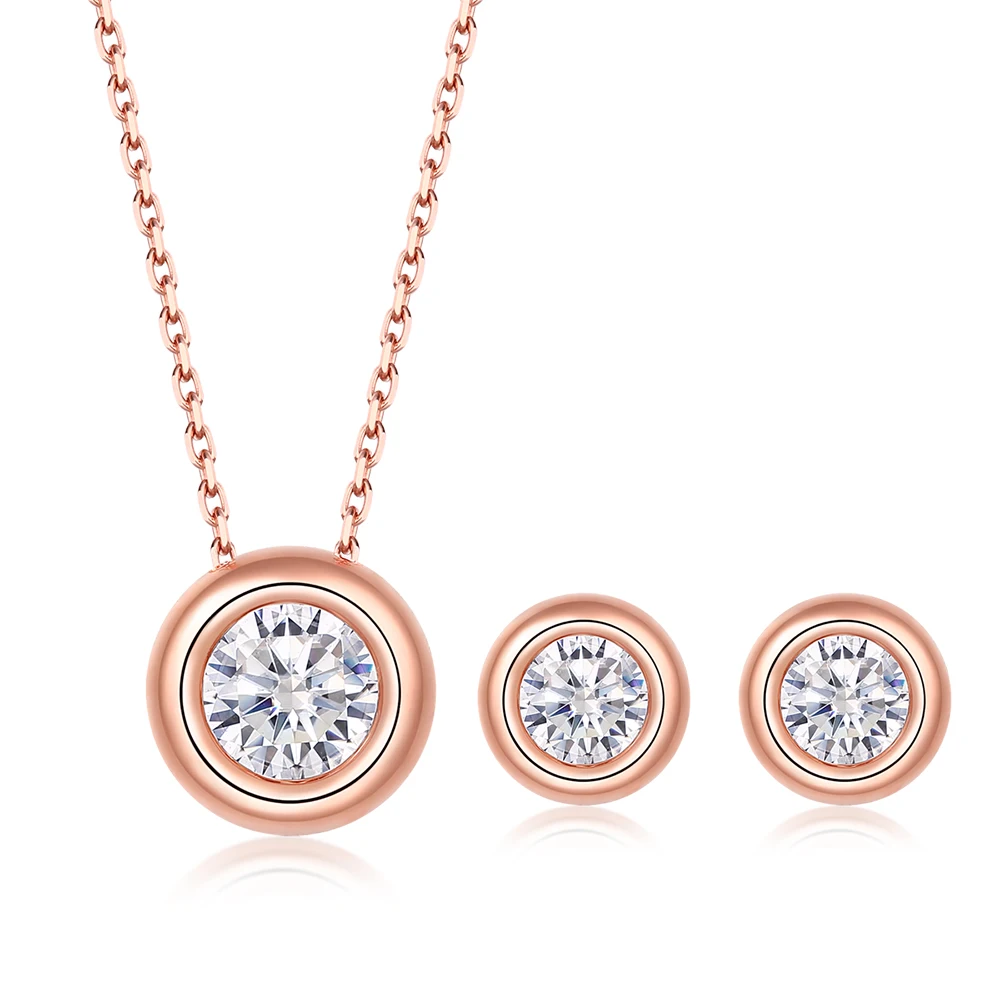 Hot Sale Moissanite Jewelry Set Necklace Earring Iced Out Plating Rose Gold High Quality Wedding Jewelry Set 2021
Hot Sale Moissanite Jewelry Set Necklace Earring Iced Out Plating Rose Gold High Quality Wedding Jewelry Set 2021