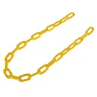 Black Plastic Coated Metal Link Swing Chain