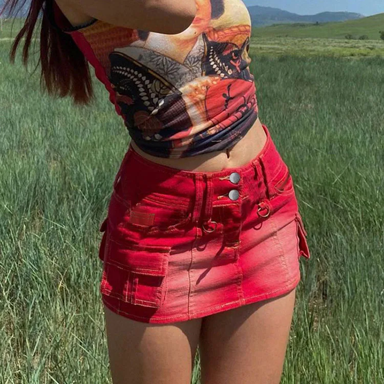 Hot Sale Fall Autumn Lady Trending Designs Denim Skirt Girl Mini Red Short Ladies Jeans Skirts
Hot Sale Fall Autumn Lady Trending Designs Denim Skirt Girl Mini Red Short Ladies Jeans Skirts