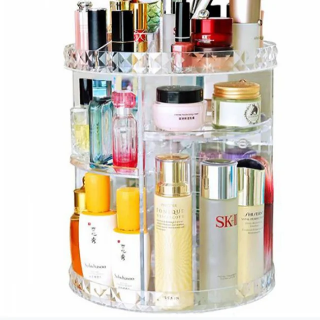 Makeup Organizer Display Stand Acrylic Cosmetic Organizer 360 Rotating Cosmetic Storage Rack Large Capacity
Makeup Organizer Display Stand Acrylic Cosmetic Organizer 360 Rotating Cosmetic Storage Rack Large Capacity