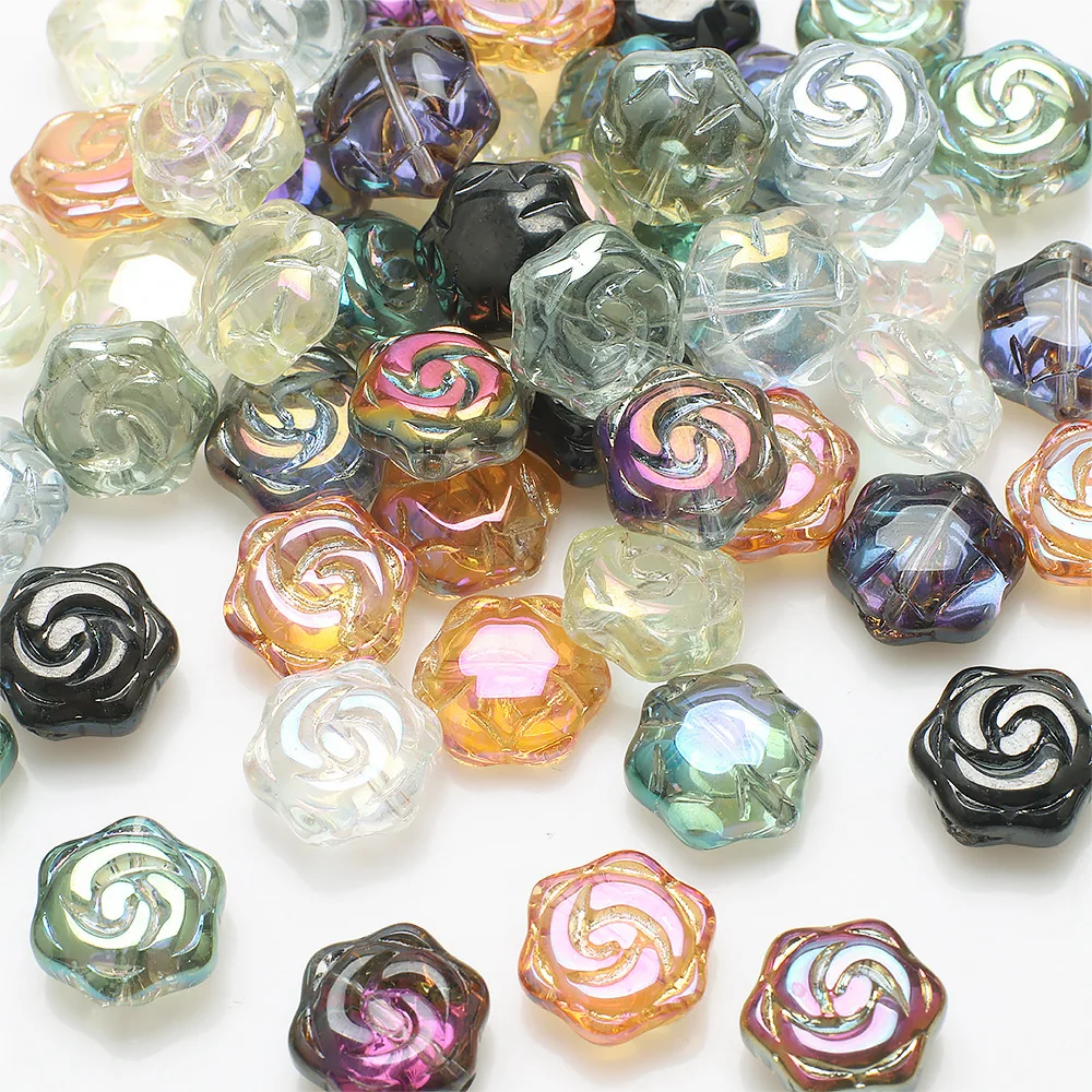 JC crystal 20pcs per bag 16mm crystal rose beads with hole bracelet earring necklace DIY flower bead
JC crystal 20pcs per bag 16mm crystal rose beads with hole bracelet earring necklace DIY flower bead