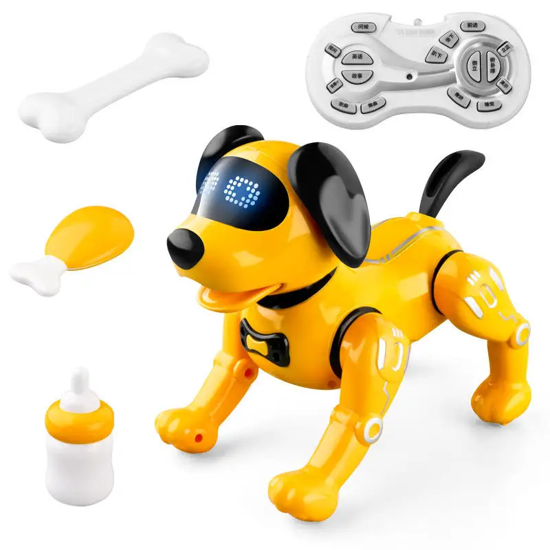 SIND001 Hot Selling 2.4G Remote Control Robot Dog Toy for Kids Smart Programmable Walking Dancing RC Dog Robot
SIND001 Hot Selling 2.4G Remote Control Robot Dog Toy for Kids Smart Programmable Walking Dancing RC Dog Robot