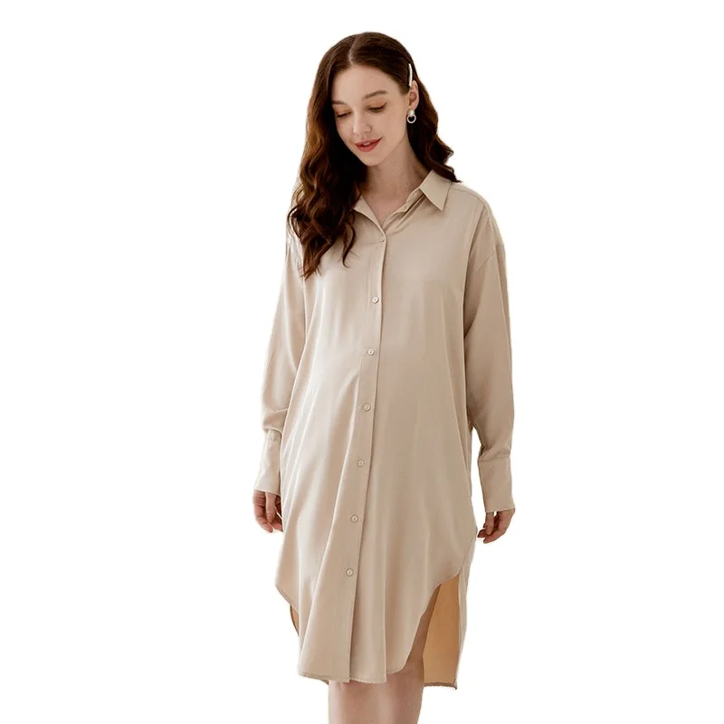 Newest Design Button Spring Maternity Clothing Maternity Shirt Dress Pregnancy Dresses, Champagne,black
Newest Design Button Spring Maternity Clothing Maternity Shirt Dress Pregnancy Dresses, Champagne,black