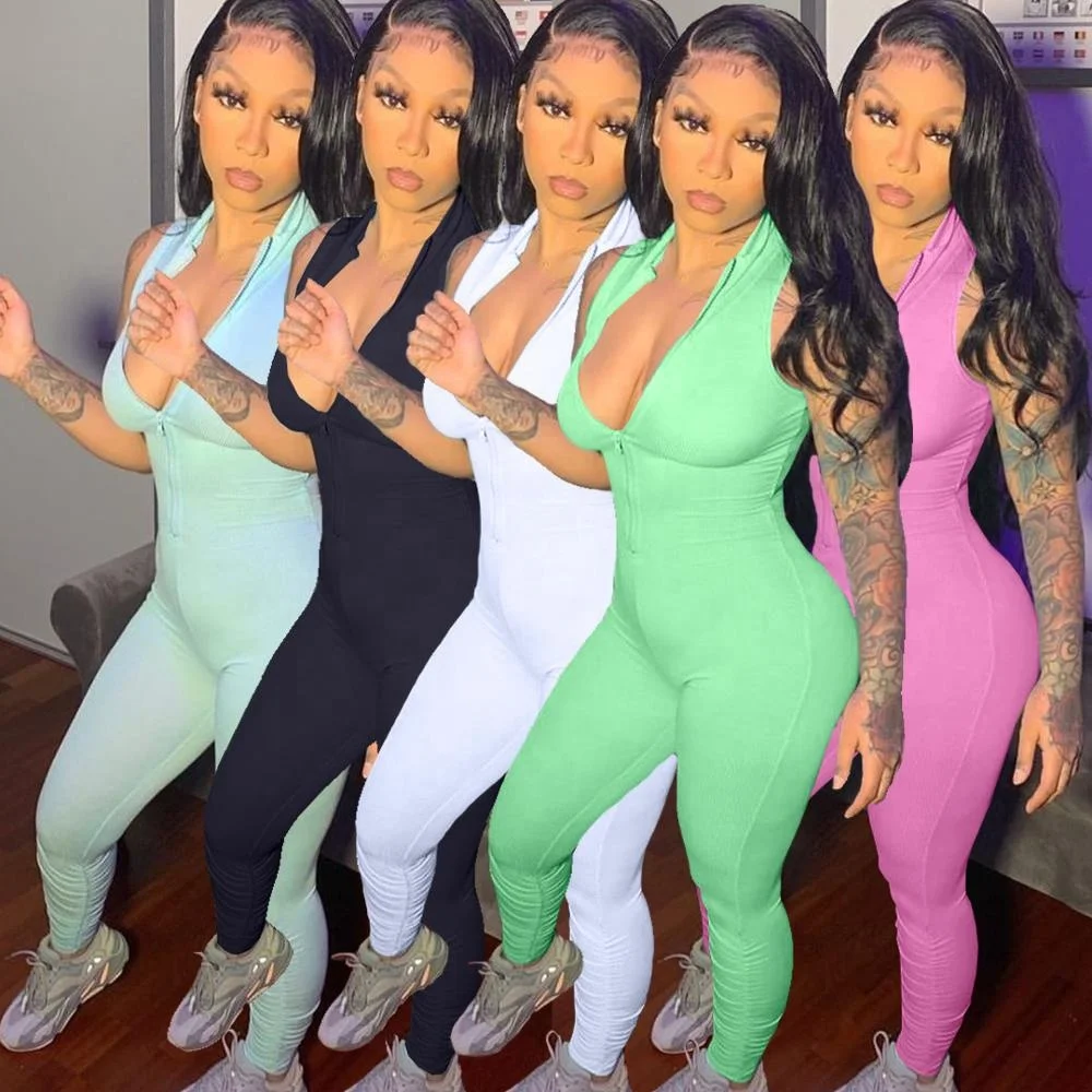 2021 Sexy Women Candy Color Rompers Womens Jumpsuit Sleeveless One Piece Bodysuits for Ladies
2021 Sexy Women Candy Color Rompers Womens Jumpsuit Sleeveless One Piece Bodysuits for Ladies