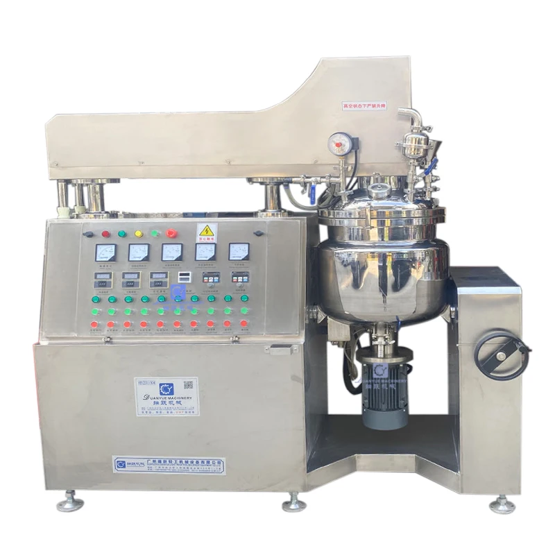 50L Hydraulic Lifting Vacuum Emulsifying Mixer Cosmetic Making Machine Lotion Cream Making Machine