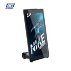 hd advertising display indoor lcd Wheels and Handle Indoor LCD Advertising Player