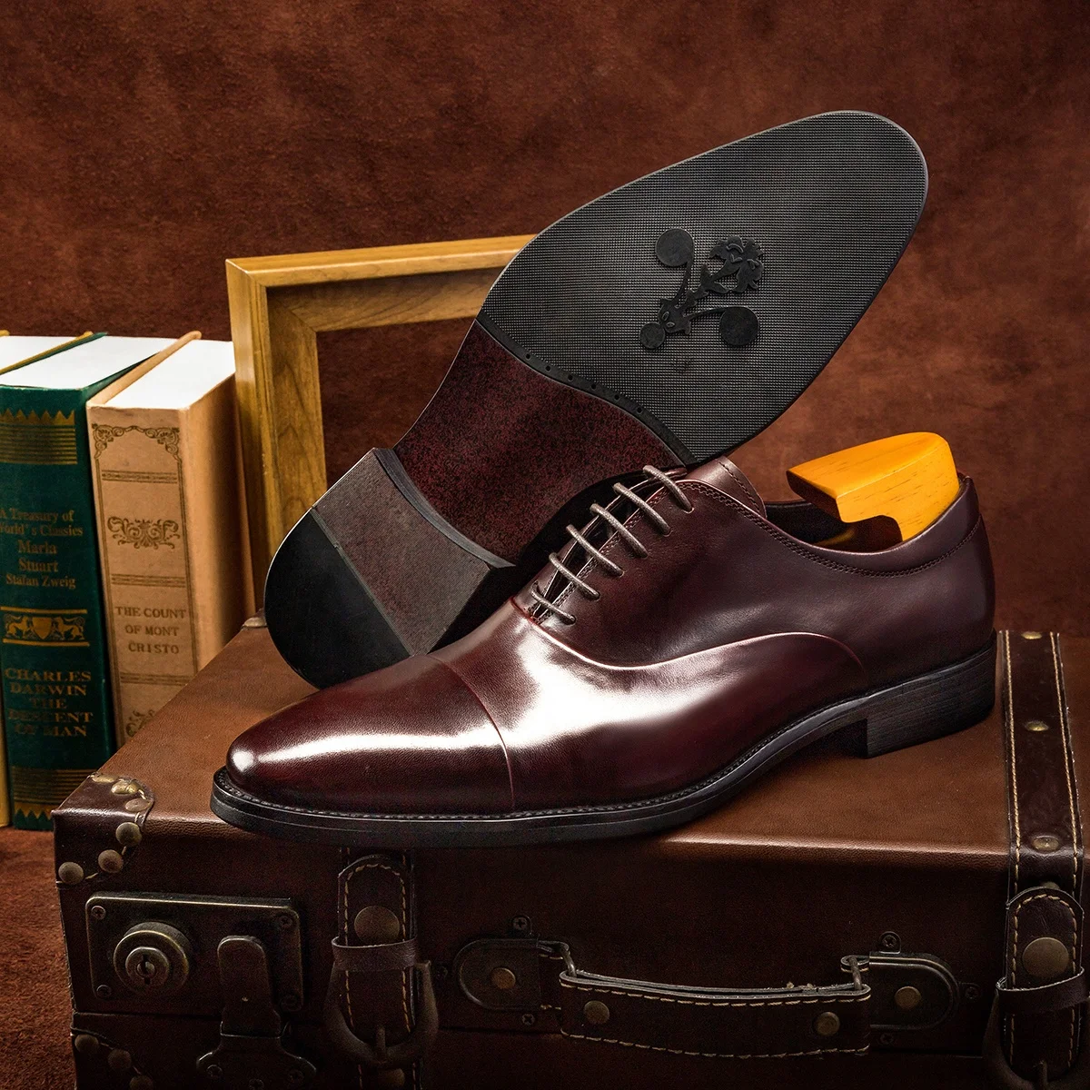 Hot selling 2021 amazon genuine leather shoes oxford US 14 size men's dress shoes, Black,wine red
Hot selling 2021 amazon genuine leather shoes oxford US 14 size men's dress shoes, Black,wine red