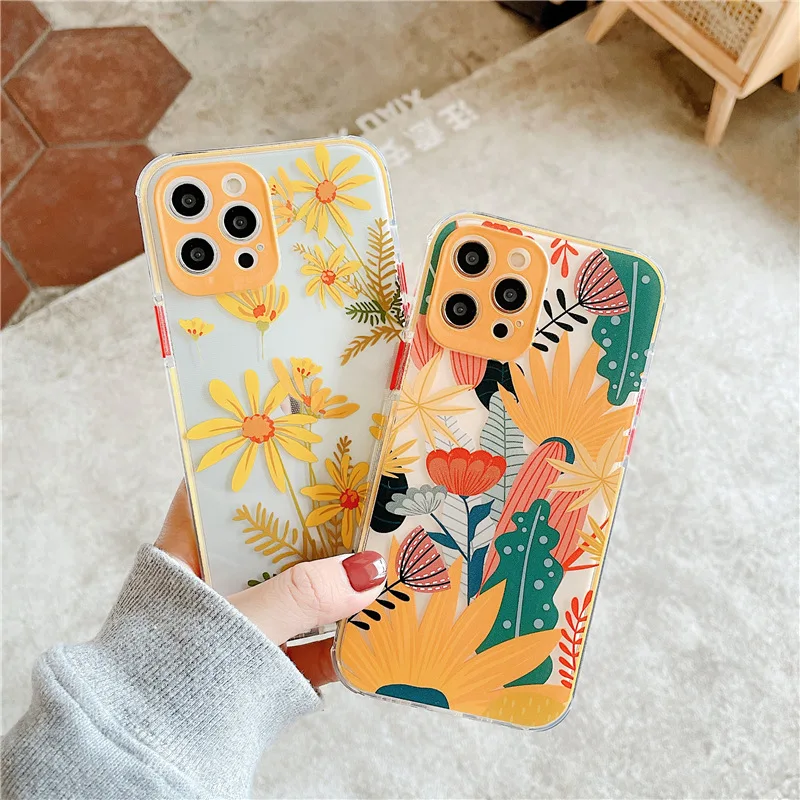 Cute Flower Phone Case For iPhone 12 11 Pro Max 7 8 Plus X XR XS Max Transparent Bumper Soft Camera Protection Back Cover Coque
Cute Flower Phone Case For iPhone 12 11 Pro Max 7 8 Plus X XR XS Max Transparent Bumper Soft Camera Protection Back Cover Coque