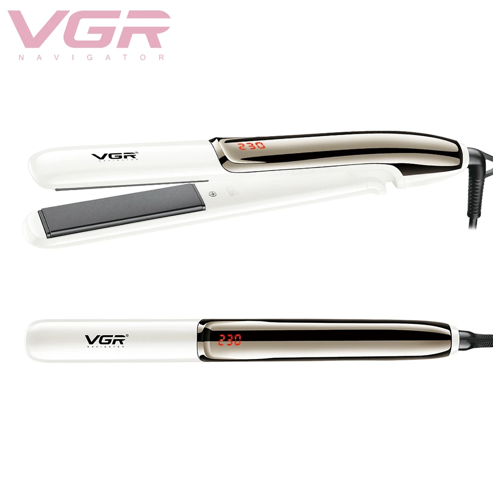 VGR Wholesale flat iron hair straightener professional ceramic hair straightener lady hair straightener, Customized
VGR Wholesale flat iron hair straightener professional ceramic hair straightener lady hair straightener, Customized