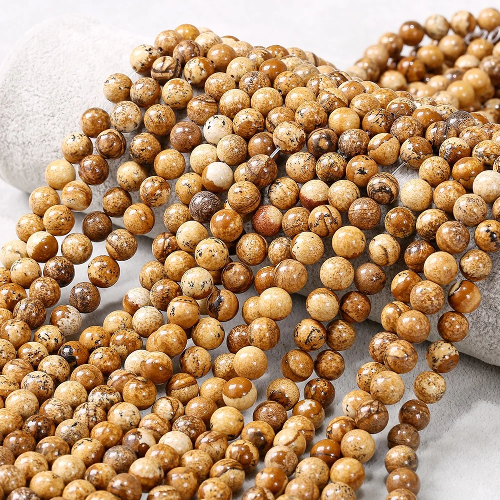 Natural Round Gemstone Stone Beads,8mm Smooth Picture Jasper Beads,Beads for Bracelet Necklace Earrings Jewelry Making
Natural Round Gemstone Stone Beads,8mm Smooth Picture Jasper Beads,Beads for Bracelet Necklace Earrings Jewelry Making