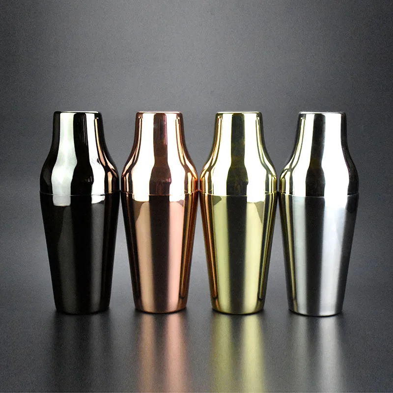 RTS Stainless Steel Cocktail Shaker, Martini Shaker Strainer Lid Top for Drinks Bar Home Use-Rose Gold 650ml, Customized colors acceptable
RTS Stainless Steel Cocktail Shaker, Martini Shaker Strainer Lid Top for Drinks Bar Home Use-Rose Gold 650ml, Customized colors acceptable