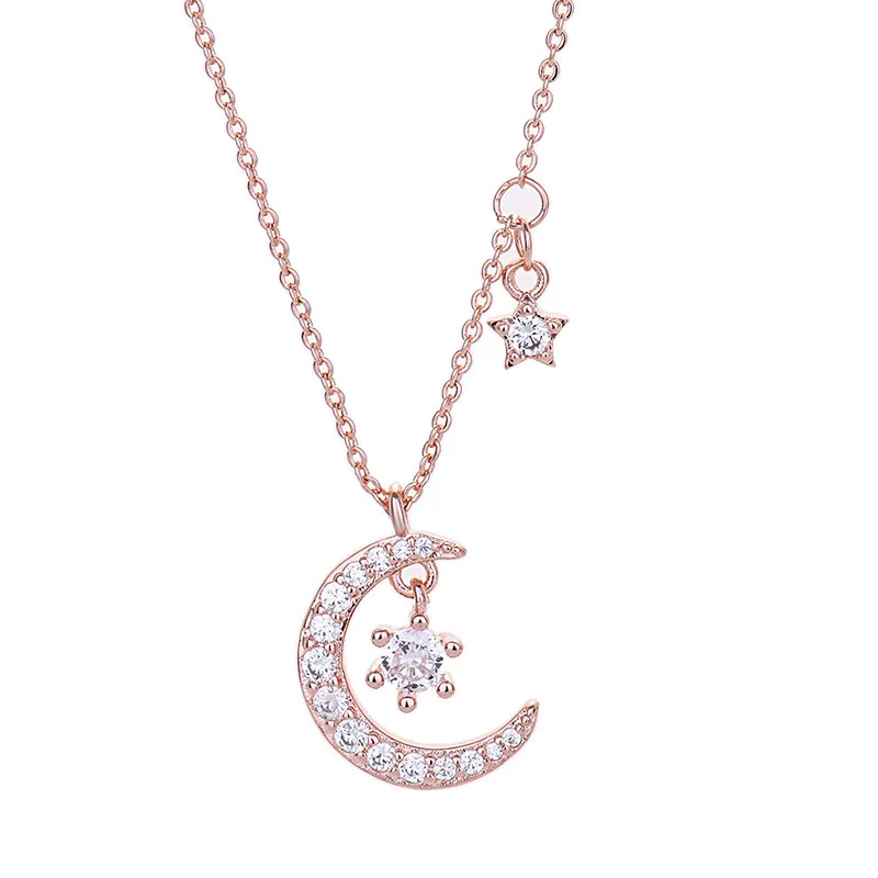 JUHU New Star And Moon Necklace Female Exquisite Five-corner Star Simple Joker Moon Necklace
JUHU New Star And Moon Necklace Female Exquisite Five-corner Star Simple Joker Moon Necklace