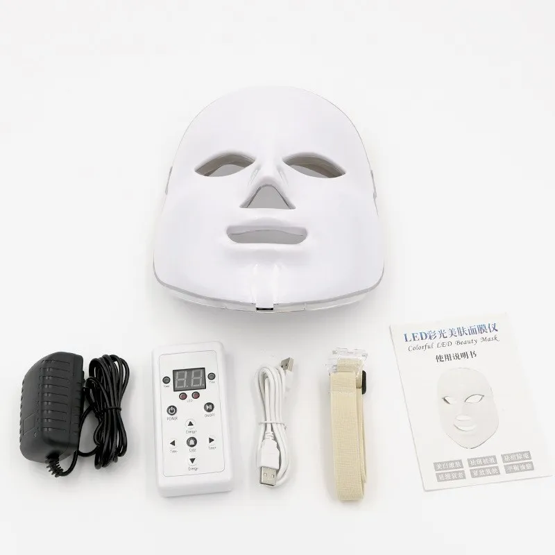 New 2021 PDT LED Light Therapy Mask 7 Colors Skin Rejuvenation Whitening Photon LED Mask
New 2021 PDT LED Light Therapy Mask 7 Colors Skin Rejuvenation Whitening Photon LED Mask