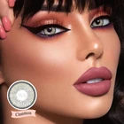 Freshlady wholesale create brand eyewear contact lenses crystal blue lens