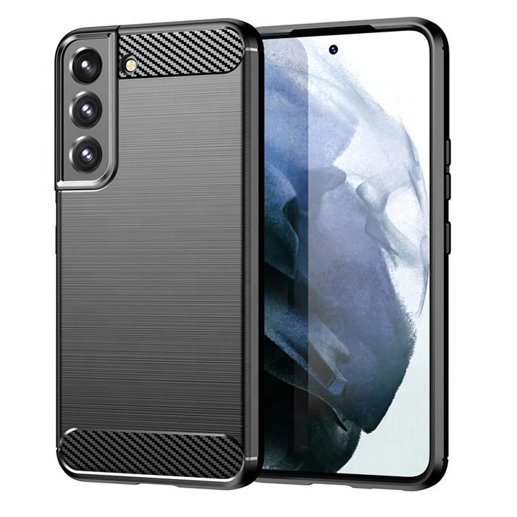 Latest luxury slim soft TPU carbon fiber brushed shockproof trendy mobile phone back cover case for Samsung galaxy S22
Latest luxury slim soft TPU carbon fiber brushed shockproof trendy mobile phone back cover case for Samsung galaxy S22