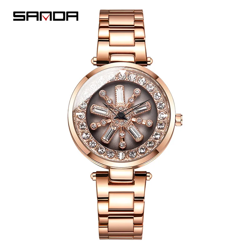 P1018 Hot-selling Rotary Watch Net Red Tremble Same Ladies Watch Iron Absorbing Stone Milan Women's Watch
P1018 Hot-selling Rotary Watch Net Red Tremble Same Ladies Watch Iron Absorbing Stone Milan Women's Watch