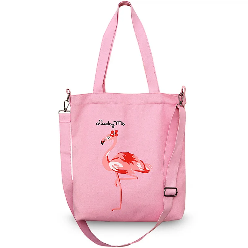 Wholesale summer new Flamingo printed canvas bag women's single shoulder detachable shoulder strap handbag Canvas Messenger Bag, Customizable
Wholesale summer new Flamingo printed canvas bag women's single shoulder detachable shoulder strap handbag Canvas Messenger Bag, Customizable