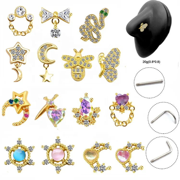 Gaby hot sale cute nose ring gold plated dangly nose ring stainless steel jewelry for women nose ring jewelry
Gaby hot sale cute nose ring gold plated dangly nose ring stainless steel jewelry for women nose ring jewelry