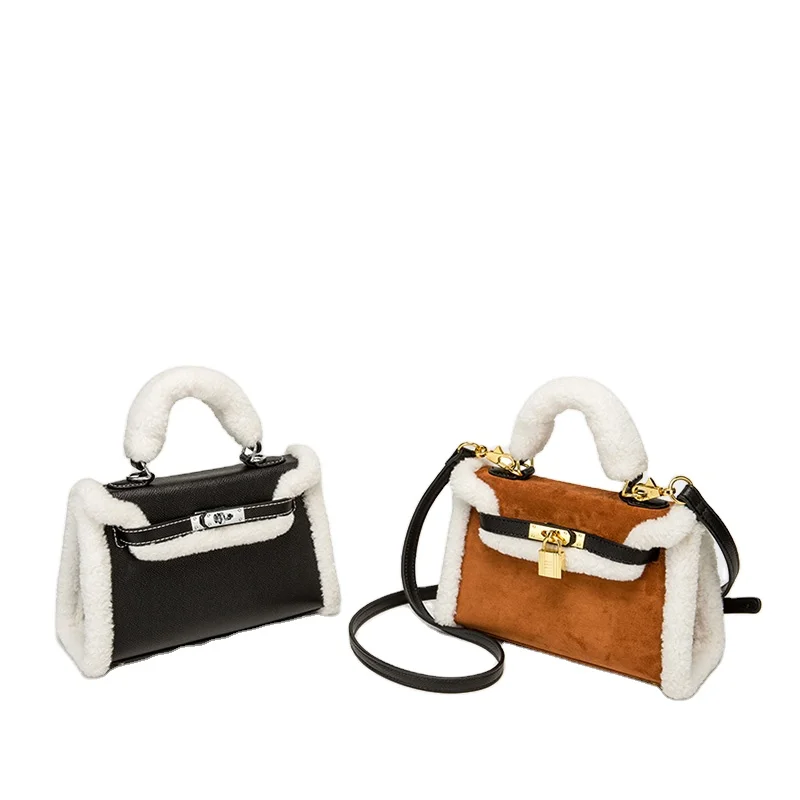 2021 wholesale new style portable plush shoulder bag messenger popular fur bag handbag, Black, brown
2021 wholesale new style portable plush shoulder bag messenger popular fur bag handbag, Black, brown
