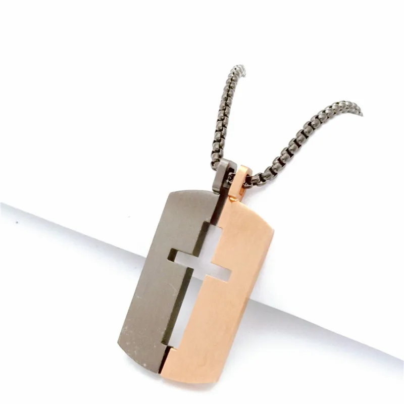 Trendy And Fashionable Two-color Stitching Multi Color Long Cross Hip Hop Necklace Jewelry
Trendy And Fashionable Two-color Stitching Multi Color Long Cross Hip Hop Necklace Jewelry