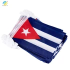 Custom design print Cuba string bunting flags