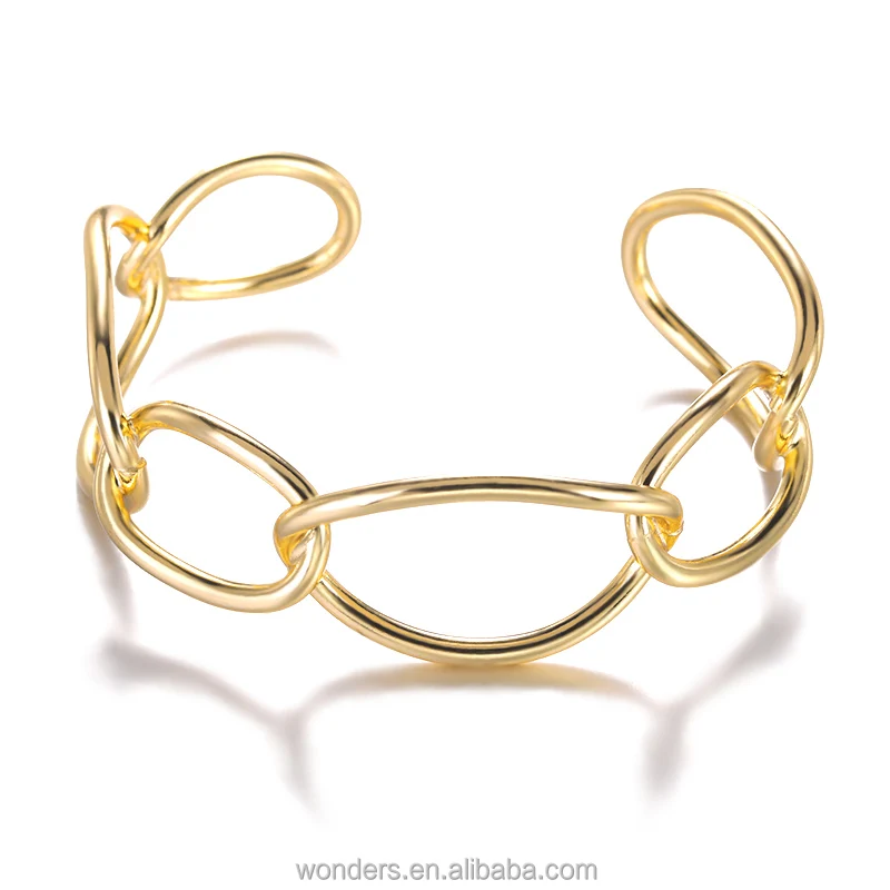 2021 Trendy Boho Chunky Chain Shape Open Cuff Bangle Bracelet Brass Gold Women Body Jewellery
2021 Trendy Boho Chunky Chain Shape Open Cuff Bangle Bracelet Brass Gold Women Body Jewellery