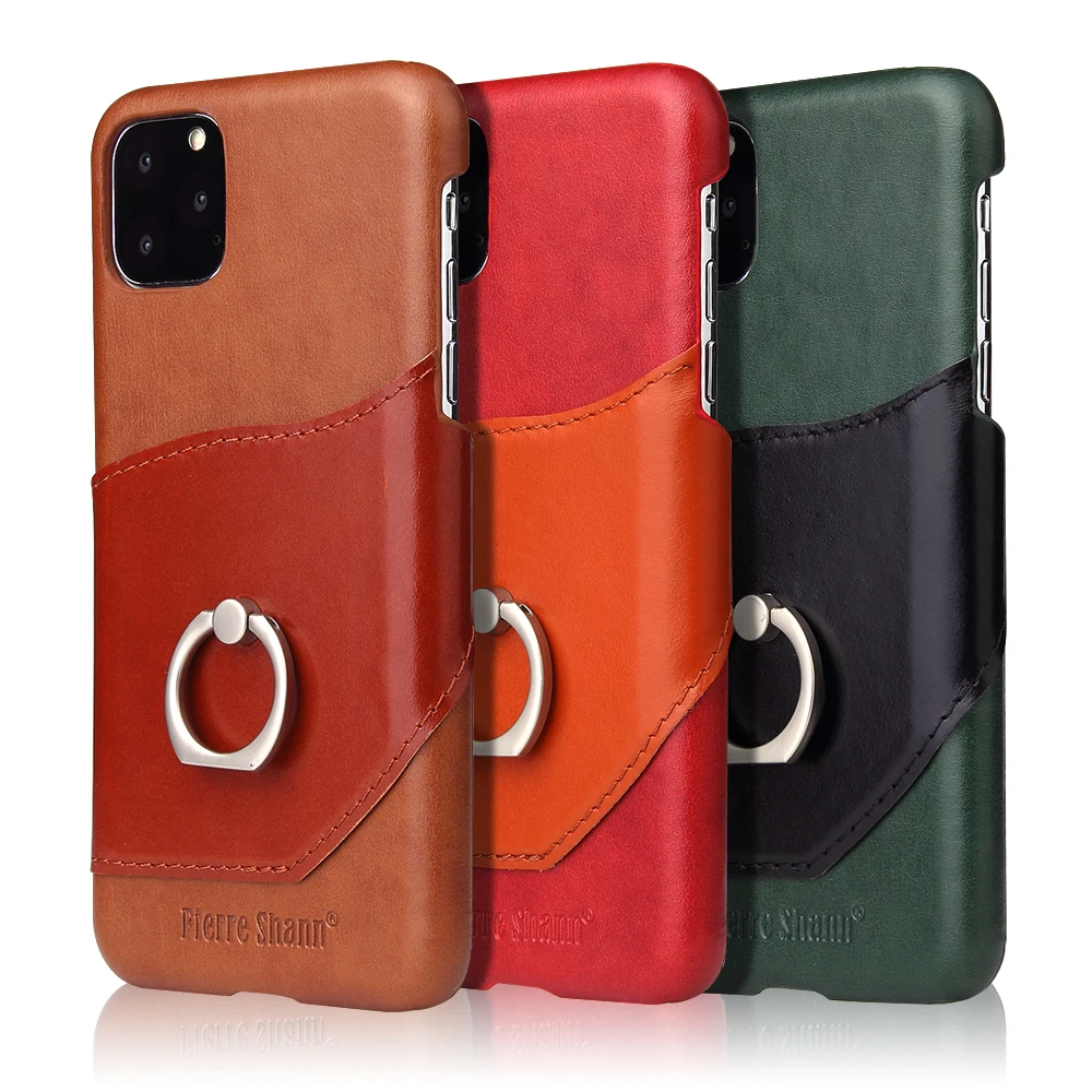 Low MOQ factory price genuine leather case for iphone 11 kickstand case for iphone 11 pro cover case with ring hold, Brown, red, green
Low MOQ factory price genuine leather case for iphone 11 kickstand case for iphone 11 pro cover case with ring hold, Brown, red, green