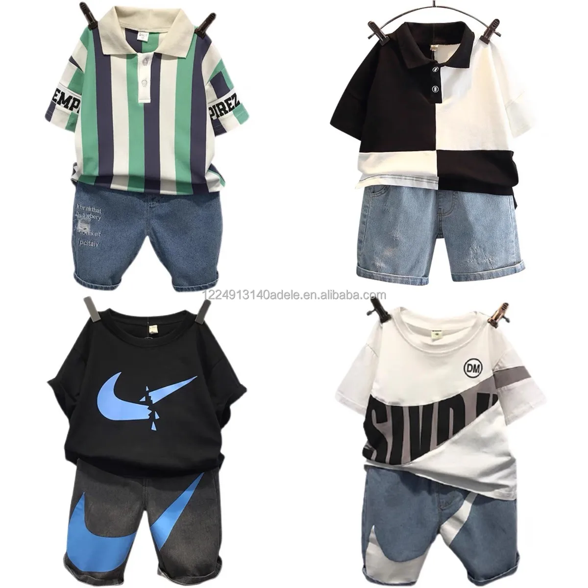 Latest arrival Summer children's short-sleeved shorts suit cotton T-shirt boy and girl baby clothes children's sets
Latest arrival Summer children's short-sleeved shorts suit cotton T-shirt boy and girl baby clothes children's sets