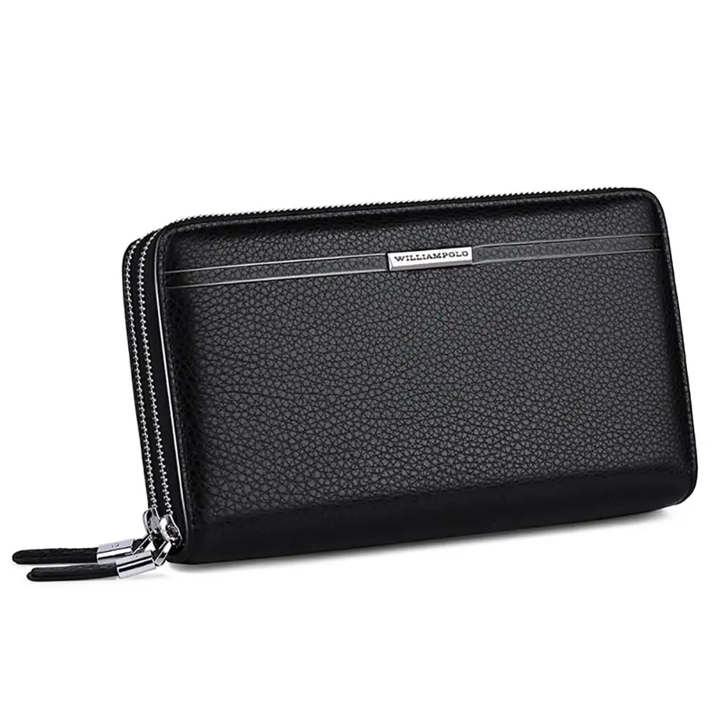 WILLIAMPOLO Hot Sell Card Holder Multi Function Man Leather Long Wallet Clutch Bag for Men GENUINE Leather Logo Zipper Polyester
WILLIAMPOLO Hot Sell Card Holder Multi Function Man Leather Long Wallet Clutch Bag for Men GENUINE Leather Logo Zipper Polyester