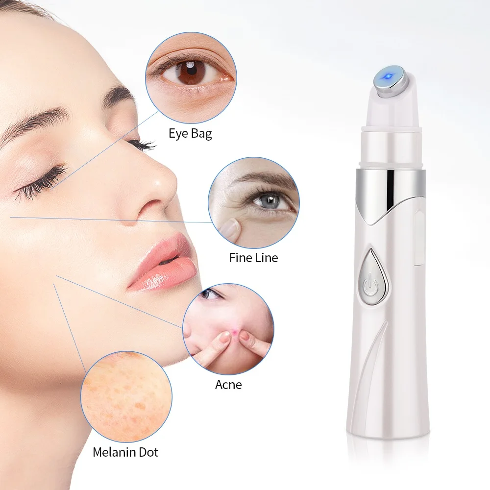 Blue Light Therapy Acne Laser Pen Soft Scar Wrinkle Removal Treatment Device Skin Care Beauty Equipment for Scar Repair Skin, White
Blue Light Therapy Acne Laser Pen Soft Scar Wrinkle Removal Treatment Device Skin Care Beauty Equipment for Scar Repair Skin, White
