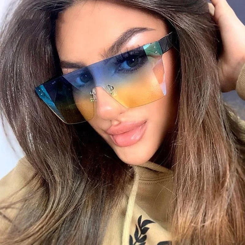 8080 Newest Fashion Oversized Sunglasses One-piece Flat Top Square Shades Sunglasses 2022, As picture
8080 Newest Fashion Oversized Sunglasses One-piece Flat Top Square Shades Sunglasses 2022, As picture